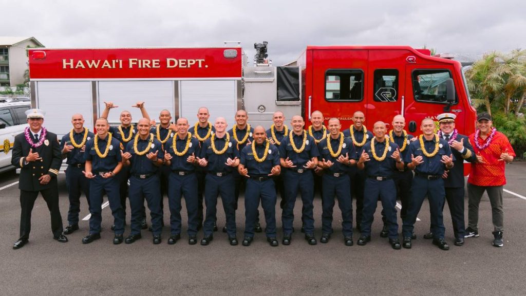 WATCH: Hawaiʻi Fire Department celebrates graduation of 54th Firefighter Recruitment Class | Big Island Now
