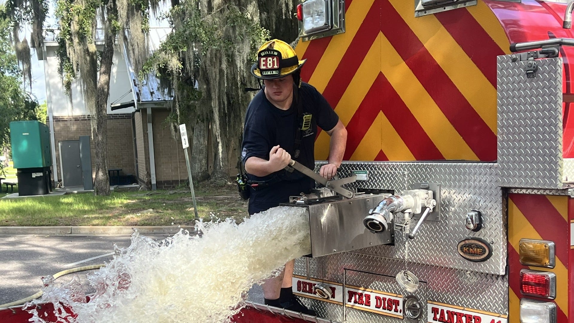 Firefighters complete water supply operations training