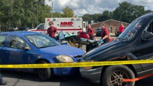 EMT students, firefighters learn emergency response in Montrose training exercise