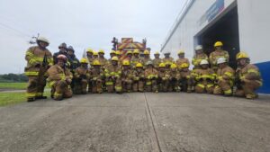 Fort Buchanan firefighter shares professional expertise during training exchange in Panama