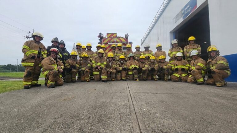 Fort Buchanan firefighter shares professional expertise during training exchange in Panama