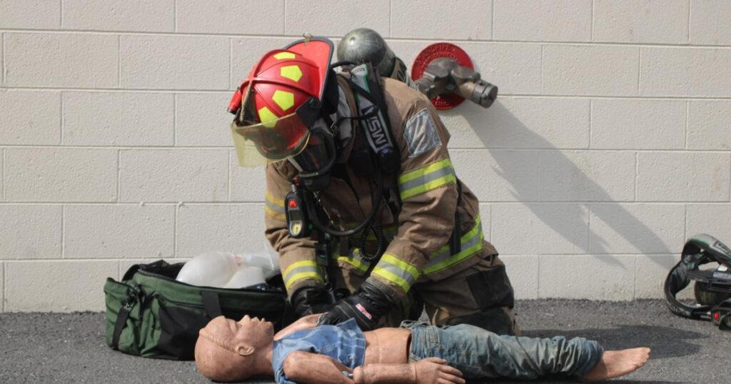 Training drills prep firefighters for rescues in hazardous conditions
