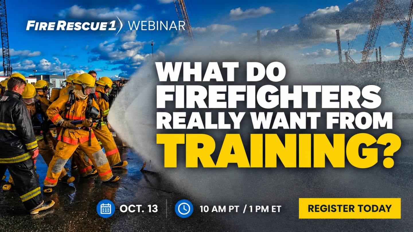 What do firefighters really want — and need — from training?