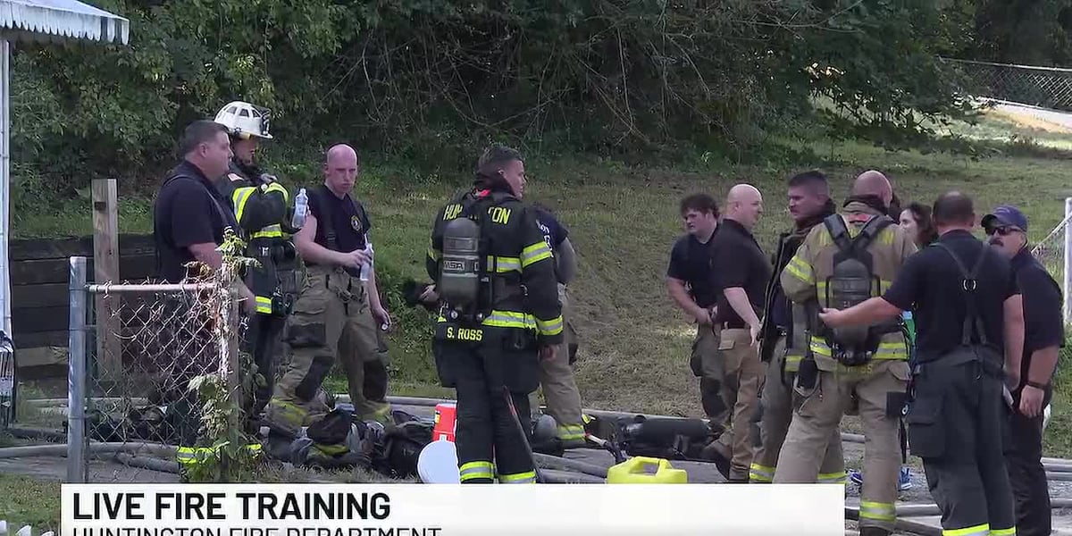 Firefighter training exercise held in Huntington